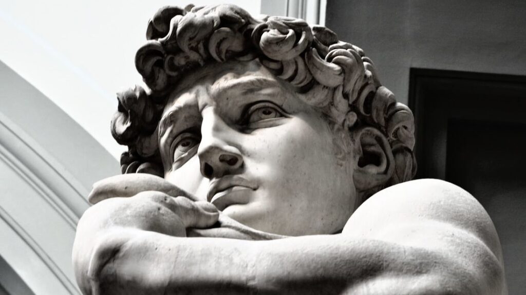 Esto vir...Be a Man! 1 michelangelo tour 1 - Institute of Incarnate Word